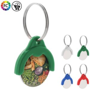 Sleutelhangers winkelwagenmuntje Toki