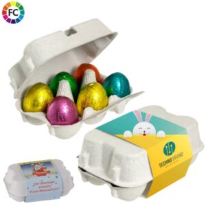 Eierdoosje met paaseitjes