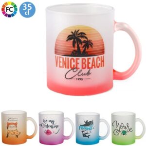 Fullcolormokken frosted glas Sali
