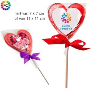 Grote hart lolly Bea