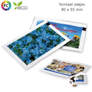 Zaadzakjes met bloemenzaad Seedz