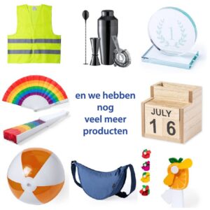 Nog veel meer bedrukte relatiegeschenken