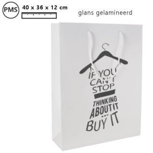 Papieren tassen Glanslaminaat Fjodor Large