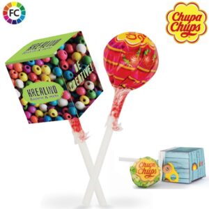 Chupa Chups lolly in box