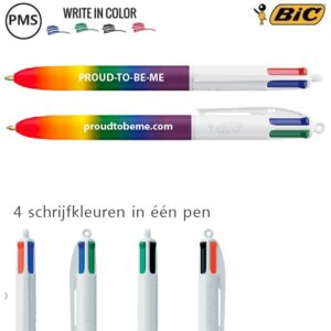 BIC 4 Colors regenboog
