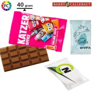 Chocolade reepjes flowpack 40