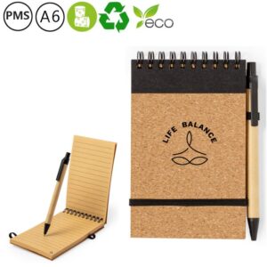 Notitieboek A6 kurk Yoki