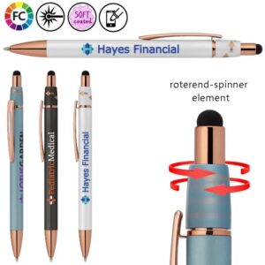 Metalen softtouch stylus Spinner