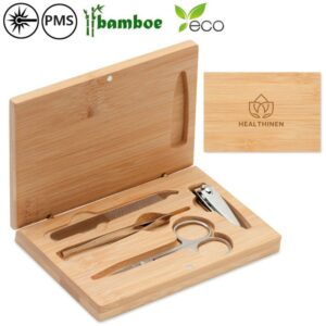 Manicureset bamboe Lyda