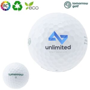 Bedrukte golfballen recycled Tomorrow