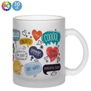 Fullcolor glazen mok ICED