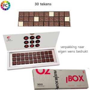 Chocolade bericht message 30 tekens
