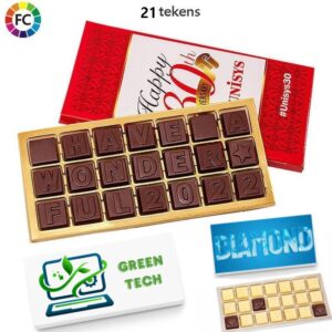 Chocolade bericht message 21 tekens