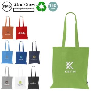Recycle katoenen schoudertasjes Shana
