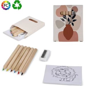 Kleurset in gerecycled melkpakkarton Oril