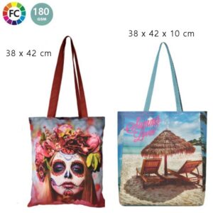 Katoenen Fullcolor allover tassen Coco