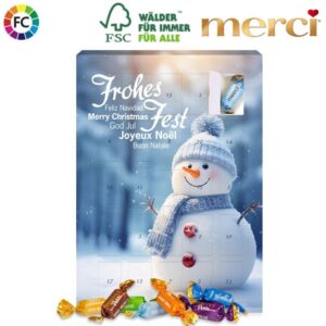 Chocolade adventskalender Merci Petits